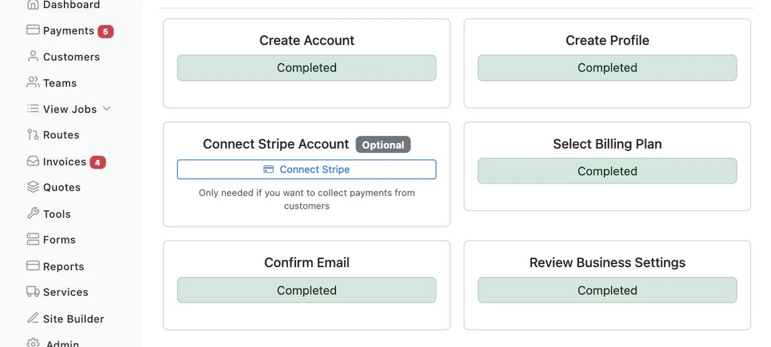 Accept payments through your own Stripe account with automated platform fees.