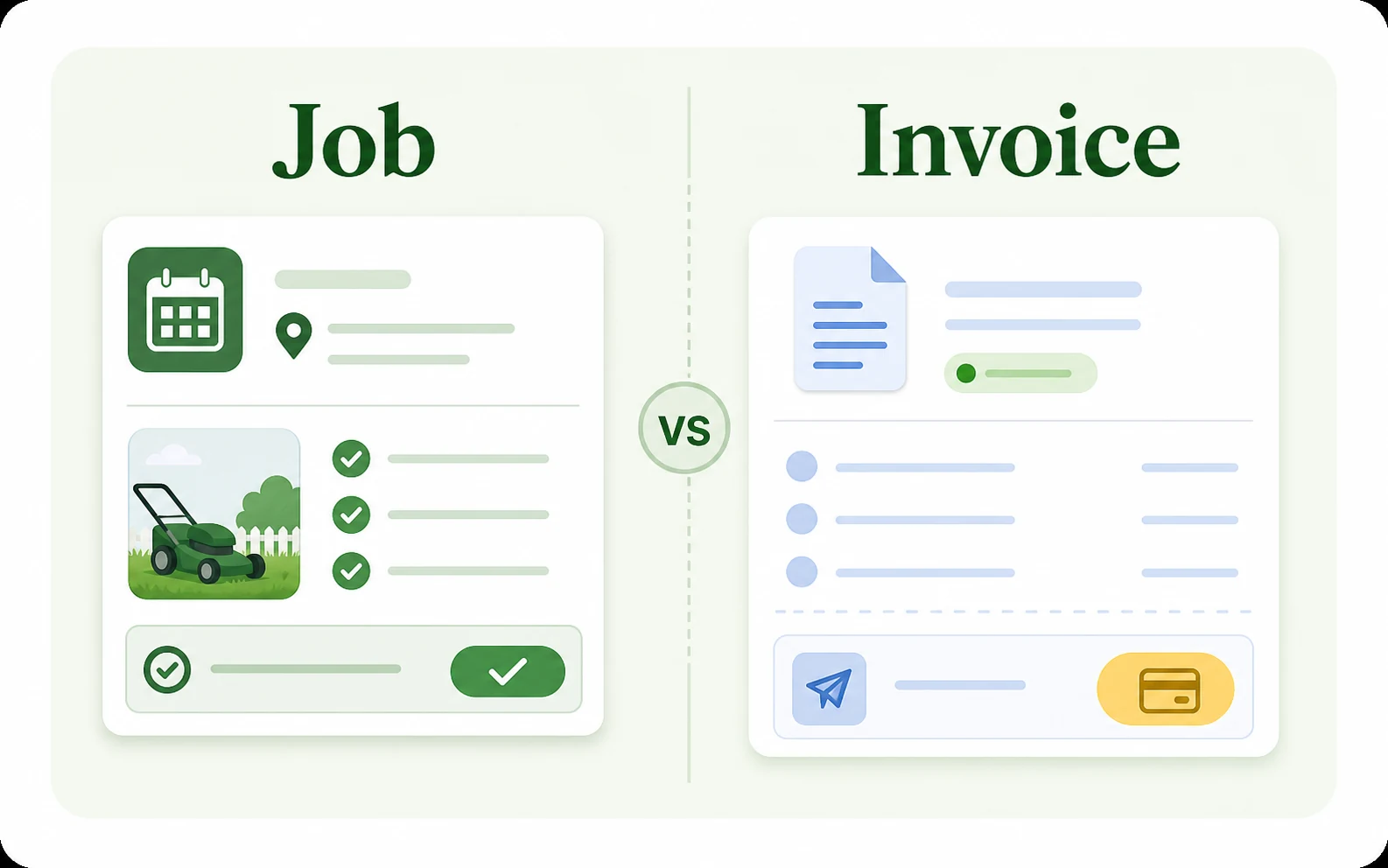 Jobs vs. Invoices